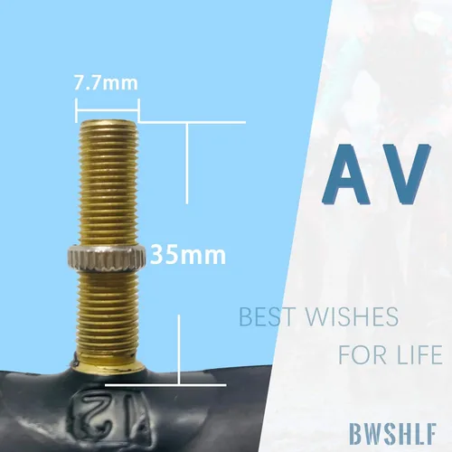 Miniatura 3 de BWSHLF Tubo de bicicleta de 26/27.5/29 pulgadas, válvula Schrader de 1.378 in, tubo interior de bicicleta de montaña (paquete de 4)