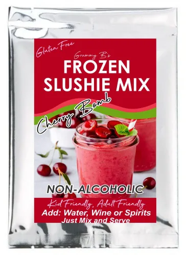 Miniatura 3 de Mezcla de Cóctel Frozen Slush Slushy Drink - Alcohólica o Sin Alcohol, Agua, Jugo, Soda, Vino, Vodka, Ron, Tequila (Naranja Sanguina)