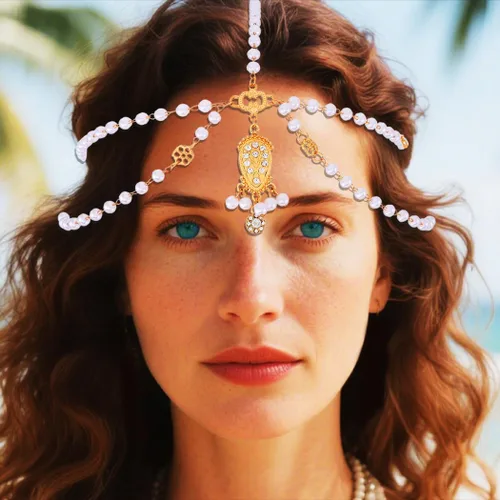 Miniatura 3 de Diademas Bohémias, Joyas para Mujeres y Niñas de Aukmla
