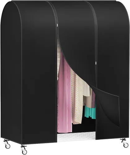 Miniatura 13 de Zilink Funda para Perchero de Ropa de 43 Pulgadas a Prueba de Polvo Transpirable Funda para Perchero de Ropa Bolsas para Ropa Grandes Protector