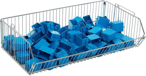 Miniatura 4 de Global Industrial Contenedor de almacenamiento de alambre apilable/entrelazado, 36" W x 20" D x 9" H
