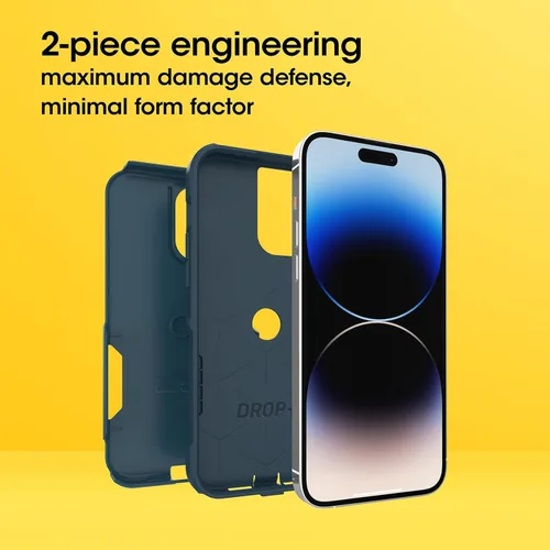 Miniatura 3 de OtterBox Funda para iPhone 14 Pro Max (solamente) de la serie Commuter - Dont BE azul (azul), delgada y resistente, apta para bolsillo