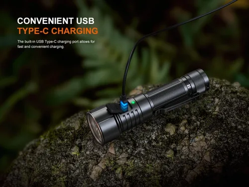 Miniatura 6 de Fenix LD36R Linterna recargable de 3600 lúmenes, carga rápida USB-C con 6 preajustes RGB y salida de color continuamente ajustable (negro)