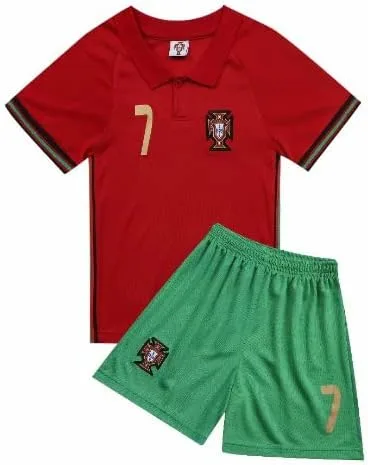 Miniatura 3 de Uow Portugal No.7 - Kit de camiseta de fútbol americano para niños y jóvenes, regalo para fanáticos