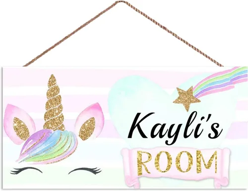 Miniatura 18 de Letreros personalizados, lindo letrero de mapache, decoración de pared personalizada, nombre personalizado, habitación de niños, habitación de bebé