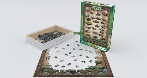 Miniatura 3 de EuroGraphics Historia de tanques rompecabezas (1000 piezas), multicolor (6000-0381)