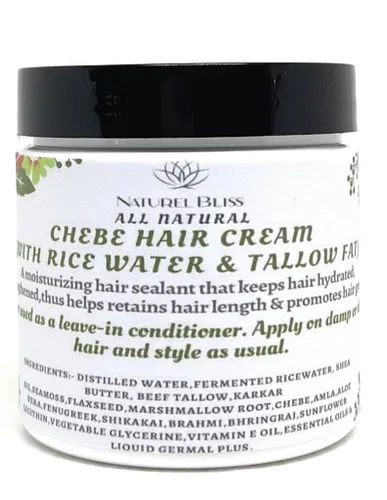 Miniatura 5 de Croton Zambesicus Crema para el crecimiento del cabello, acondicionador sin enjuague, con agua de arroz fermentada y sebo, aloe vera, musgo marino