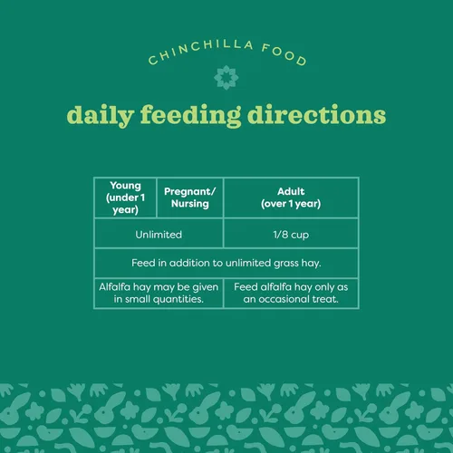 Miniatura 6 de Oxbow Essentials - Alimento de chinchilla, hecho con alfalfa de Oxbow y alimentos ricos en vitaminas y minerales para chinchillas, pellets
