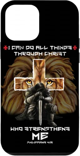 Miniatura 14 de Fundas para iPhone 11 Christian Phone Cases Men Bible Verse Philippians 4:13 Lion Case