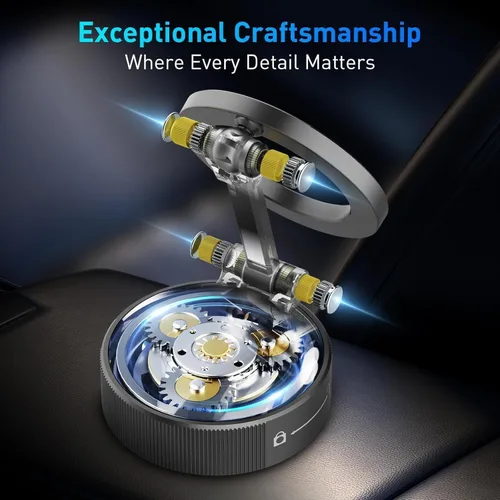 Miniatura 7 de Soporte de teléfono para automóvil Magsafe [succión más fuerte y magnético] Soporte de teléfono ajustable de 360° para automóvil, soportes