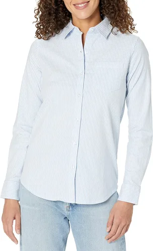 Miniatura 11 de Amazon Essentials Camisa Oxford elástica de manga larga con botones para mujer (disponible en tallas extragrandes)