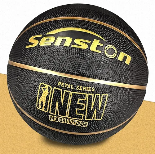Miniatura 7 de Senston 27.5"/29.5" Balón de baloncesto para exteriores, excelente elasticidad/adherencia, de goma, con bomba, duradero, tamaño 5/7, para hombres