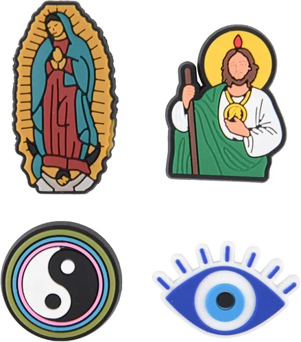 Miniatura 5 de Lote de 25, 50 y 100 dijes diferentes al azar para zapatos, decoración de niños, niñas, hombres, mujeres, recuerdos de fiesta, regalos de cumpleaños