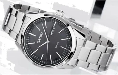 Miniatura 4 de Seiko Men's Quartz Watch Stainless Steel with Stainless Steel Strap