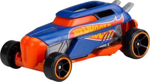 Miniatura 2 de Hot Wheels Paquete de 5 autos y camiones de juguete, juego de 5 vehículos fundidos a presión de la serie animada de Netflix Let's Race!