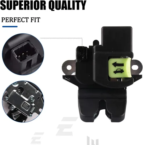 Miniatura 3 de Actuador de cerradura de puerta de maletero trasero compatible con Kia Forte 2013-2018 Hyundai Accent 2018-2023 Reemplazar el pestillo de puerta