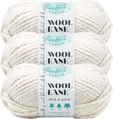 Miniatura 178 de Lion Brand Yarn - Ovillo de lana Wool-Ease Thick & Quick color fuerza aérea