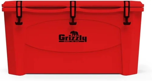 Grizzly 100 Cooler | Cofre de hielo de 100 cuartos de galón duradero con aislamiento rotomoldeado | Fabricado en Estados Unidos | Garantía de por