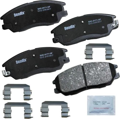 Miniatura 425 de Pastillas de freno delanteras cerámicas Bendix Priority1 CFC2302 para Hyundai Elantra 2021, Sonata 2022-2020, Kia K5 2023-2021