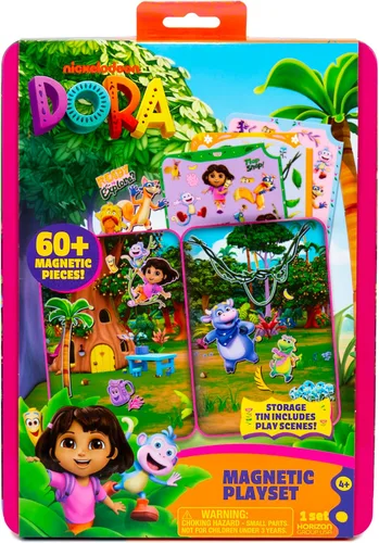 Miniatura 14 de Barbie D.I.Y. Juego magnético de 75 piezas, 3 muñecas magnéticas, manualidades para niños de 4 a 8 años, regalos de cumpleaños para niñas de 4 años