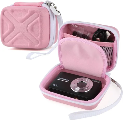 Miniatura 14 de Funda para cámara digital AbergBest 21 Mega Pixels 2.7" LCD recargable HD/Kodak Pixpro/Canon PowerShot ELPH 180/190/Sony DSCW800/DSCW830, funda Negro