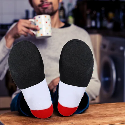 Miniatura 6 de Jeyiour 4 pares de fundas de neopreno para los dedos de los pies, para mujeres, calcetines negros para hombres, reutilizables, calentadores de pies