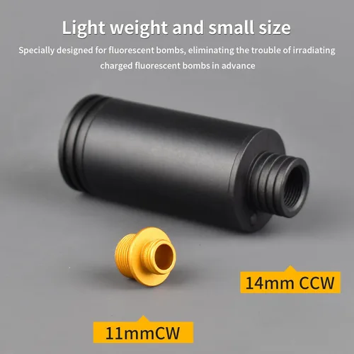 Miniatura 6 de Unidad de trazador encendedor brilla en la oscuridad para 0.551 in CCW/0.394 in CW Rosca M14 CCW rosca a rosca M11 CW
