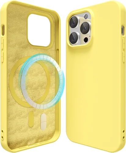 Miniatura 29 de oakxco Funda de silicona para iPhone 12 Pro Max, magnética, compatible con carga inalámbrica Magsafe, cubierta protectora de goma suave y delgada