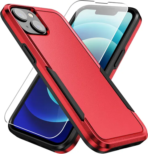 Miniatura 9 de Funda para iPhone 12 Pro Max, con protector de pantalla, [probada contra caídas de grado militar], resistente, resistente, a prueba de golpes