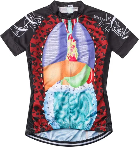 Miniatura 93 de Weimostar Hombre Ciclismo Jersey Manga Corta Bicicleta Ropa Multicolor Diamante