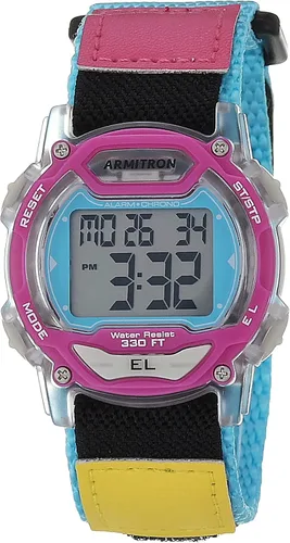 Miniatura 8 de Armitron Reloj deportivo unisex con cronógrafo digital con correa de nailon, 45-7004