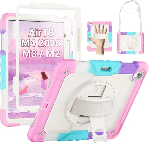 Miniatura 25 de SEYMAC para iPad mini 5/ Mini 4 Funda de 7.9 Pulgadas, Funda Protectora de Cuerpo Completo Resistente a Golpes con Protector de Pantalla, Soporte