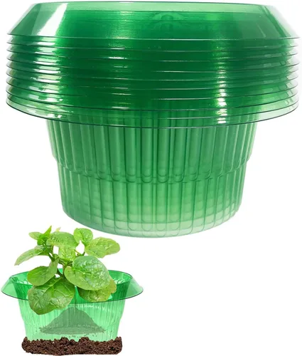 Miniatura 11 de Collares de babosas para plantas, collar de babosa para proteger las plantas de caracoles, babosas, collares de babosas protegen las plantas para 6