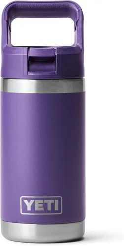 Miniatura 10 de YETI Rambler Jr. - Botella de 12 onzas para niños, con tapa con pajilla Rojo rescate