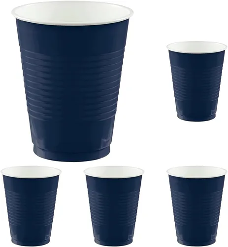 Miniatura 18 de Vasos de plástico color rojo manzana (paquete de 20) – 18 onzas – Vasos versátiles para interiores y exteriores, fiestas, bodas, cumpleaños