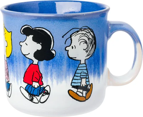 Miniatura 18 de Taza de Campista de Cerámica con Esmalte Reactivo Silver Buffalo Winnie the Pooh con Piglet, Tigger y Eeyore, 20 Onzas Grupo Winnie the Pooh