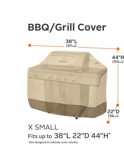 Miniatura 2 de Classic Accessories Cubierta para parrilla de barbacoa de 38 pulgadas resistente al agua Veranda