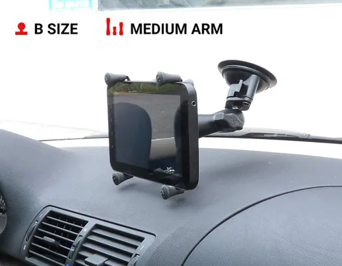 Miniatura 3 de RAM Mount Montaje universal de ventosa con sujeción de cuna para tablet de X-Grip II (RAM-B-166-UN8U)