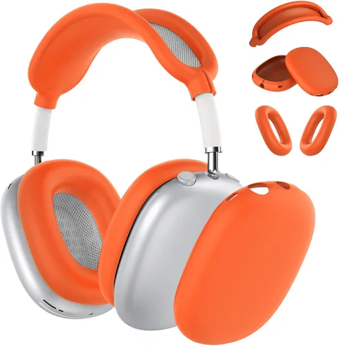 Miniatura 20 de Funda rígida para AirPods Max con modo de sueño, funda de transporte para auriculares con almohadillas de silicona para AirPods