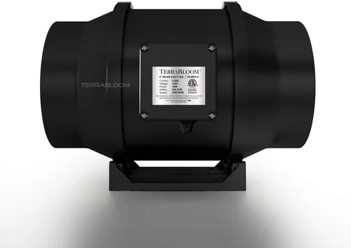 Miniatura 4 de Ventilador de conductos con regulador de velocidad integrado para admisión y escape de TerraBloom