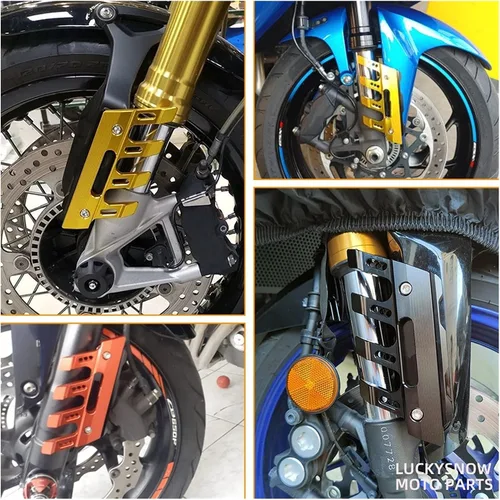 Miniatura 8 de Guardabarros delantero de motocicleta con protección lateral para Yamaha FZ07 FZ09 FZ1 FZ10 FZ150 FZ150I FZ16 FZ1 FAZER FZ25 Deslizadores de marco