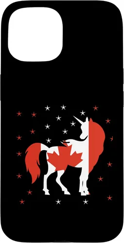 Miniatura 6 de Funda para iPhone 13 Pro Max Unicornio Bandera de Canadá