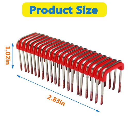 Miniatura 3 de Grapas de cable aisladas de 1 pulgada MNM1-600 para pistola de grapadora de cable Milwauke M-12 2448-20 para superficies de madera, se ajustan a