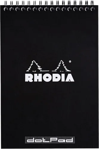Miniatura 5 de Rhodia Bloc de notas encuadernado con alambre, A4, punto - negro (185039C)