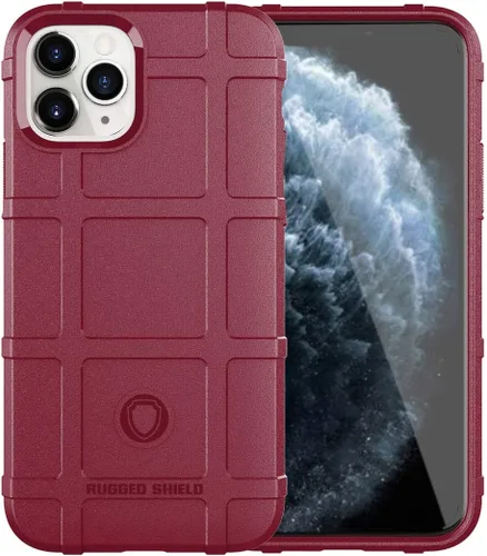 Miniatura 18 de Para iPhone 11 Caso, (Rugged Shield Series) TPU Funda Protectora Táctica Gruesa De Armadura Sólida Para IPhone 11 (6.1 Pulgadas) - Verde Ejército
