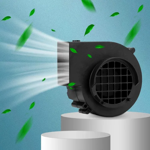 Miniatura 2 de Soplador de aire para inflables de 12V 1.2A con ventilador de repuesto de 3 luces LED para decoración inflable de jardín, patio, Halloween, Navidad
