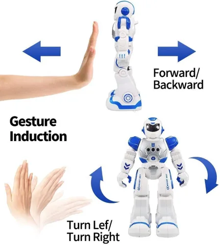 Miniatura 3 de Robot de control remoto para niños, sensor de gestos intelectuales, robots programables con controlador infrarrojo, juguetes de educación temprana