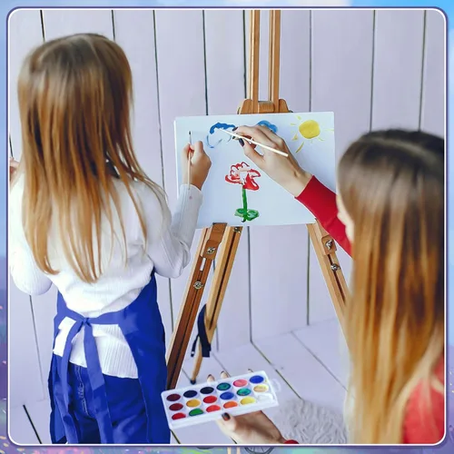 Miniatura 6 de 300 hojas de papel de acuarela, 140 lb/300 GSM, papel de acuarela de prensa en frío, papel de algodón para niños, estudiantes, adultos, artistas