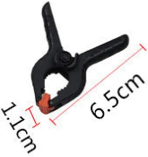 Miniatura 4 de 20 abrazaderas de resorte de nailon de 2 pulgadas para trabajos de carpintería para estudio de fotografía y proyectos de mejoras para el hogar