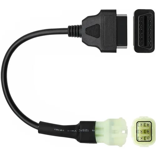 Cable de motocicleta OBD para Kawasaki motocicleta 6pin 6 pin a 16pin OBD2 adaptador de diagnóstico CANBUS Cable apto para Kawasaki